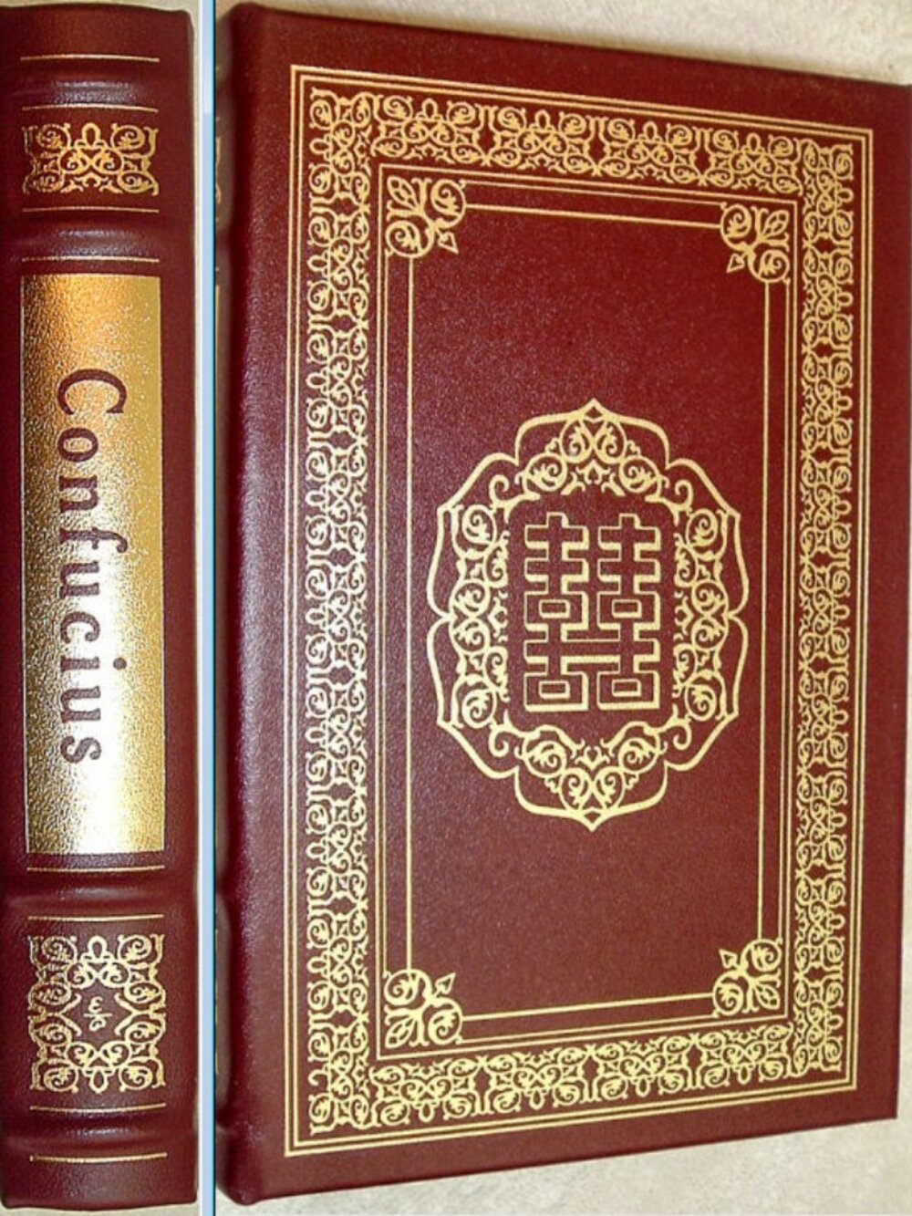 CONFUCIUS The Man and the Myth by H.G. Creel Easton Press Leather As New 1994